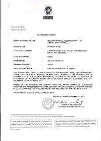 BV Certificate India